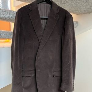 Zegna single breasted corduroy blazer 48R